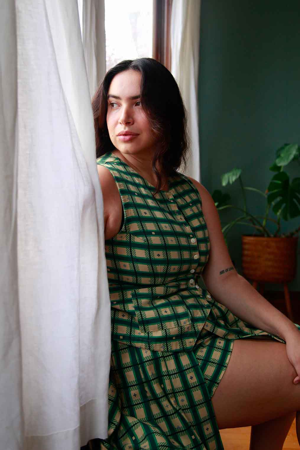 Pleated Skort