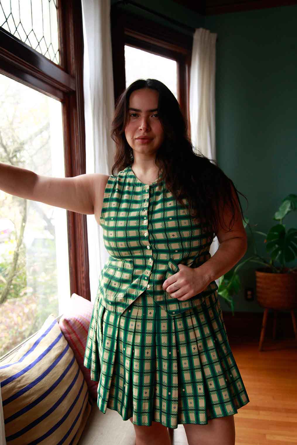 Pleated Skort